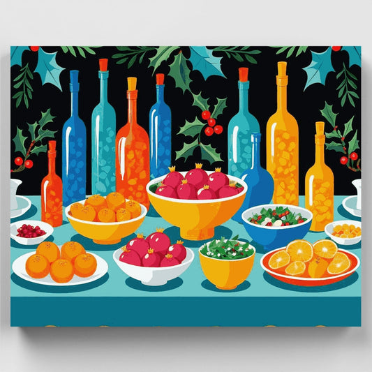 Holiday Feast - Paint by Numbers Kit