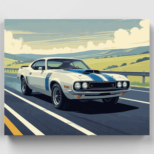 Classic Challenger GT - Paint by Numbers Kit