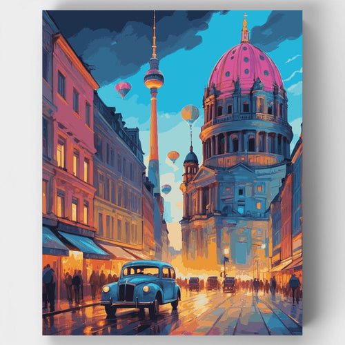 City Lights - Paint by Numbers Kit