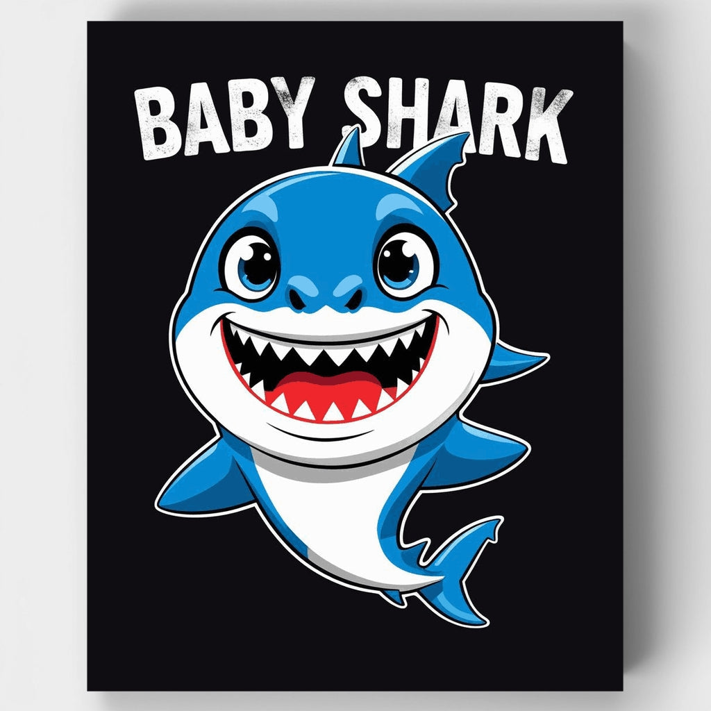 Baby Shark - Kit de pintura por números — Estándar