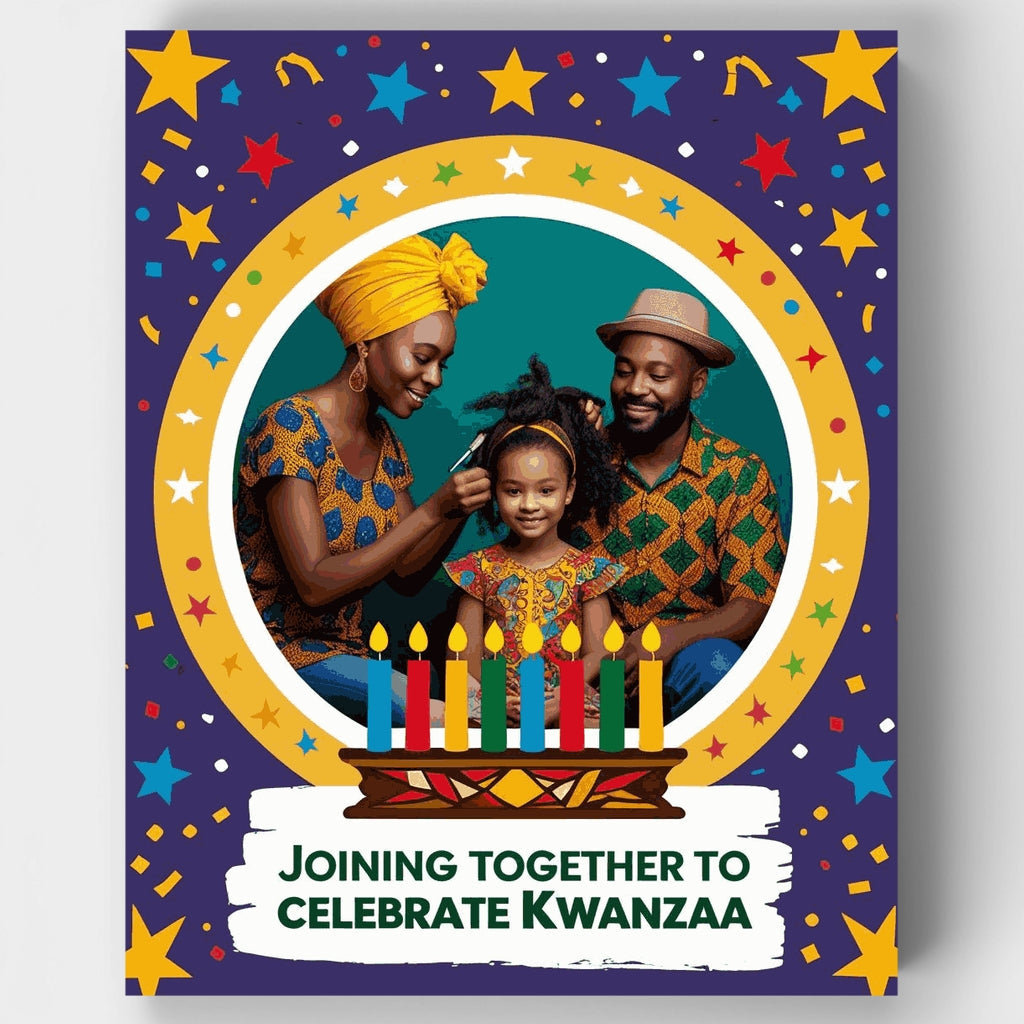 Celebración de Kwanzaa - Kit de pintura por números — Estándar