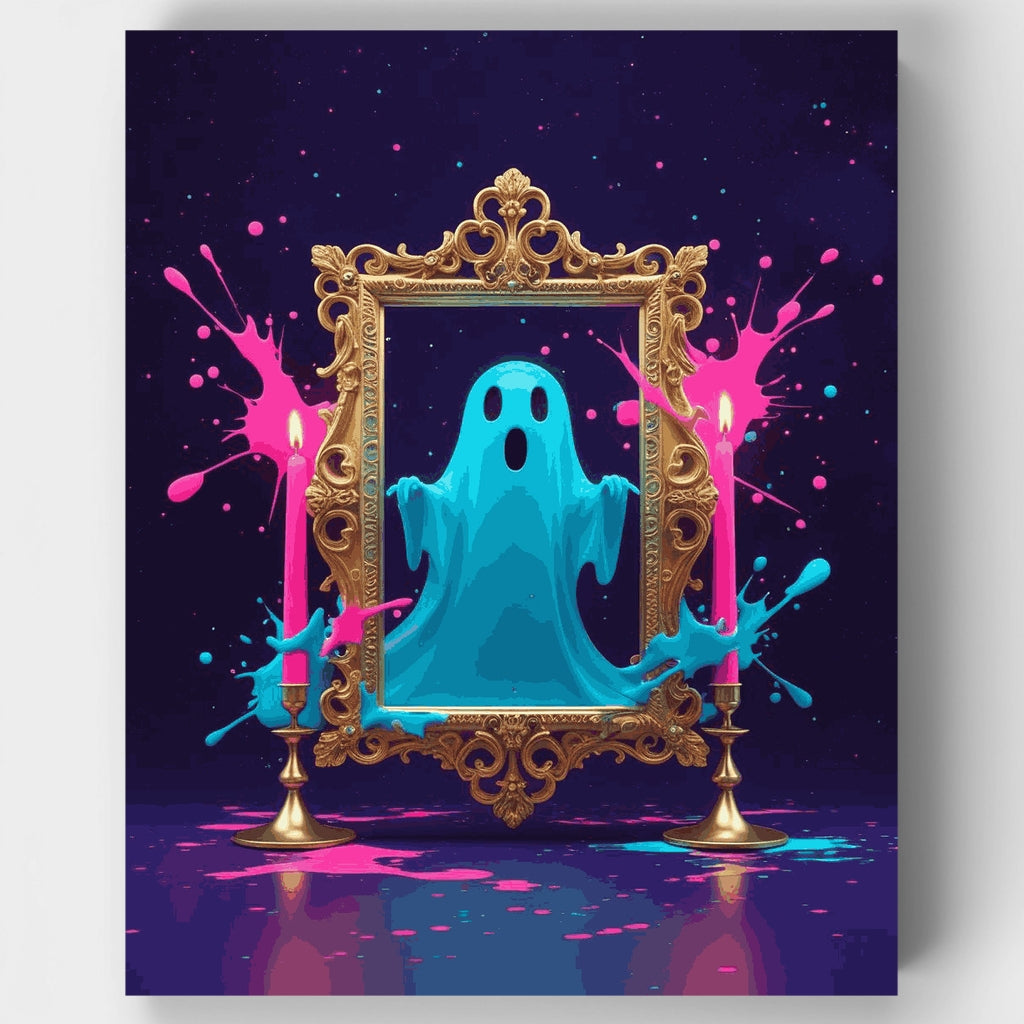 Kit de pintura por números - Espectro de espejo fantasma — Estándar