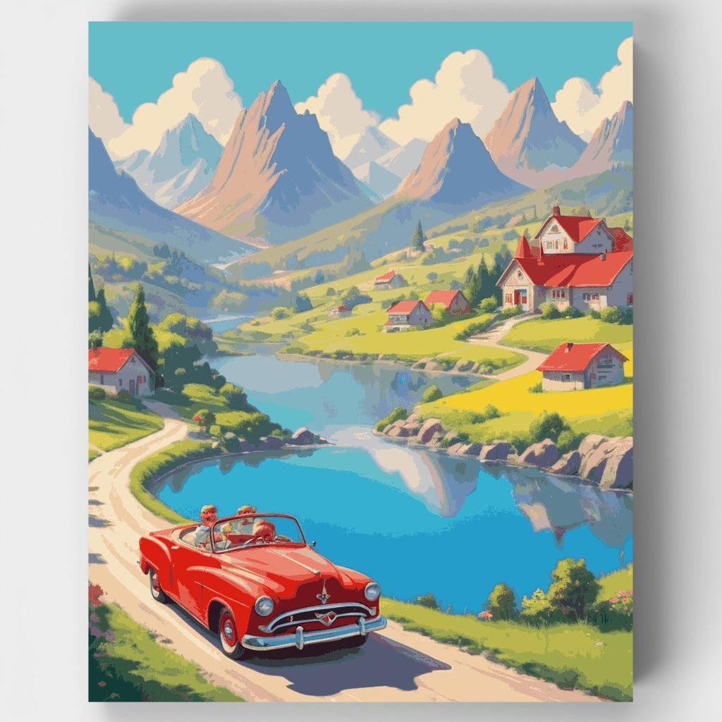 Sendero Pastoral - Kit de pintura por números — Estándar