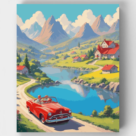 Pastoral Path - Paint by Numbers Kit