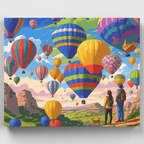 Canyon Valley Balloon Fiesta - Paint by Numbers Kit