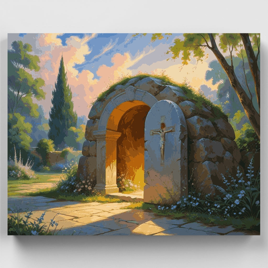 Arco de piedra sagrada - Kit de pintura por números — Estándar