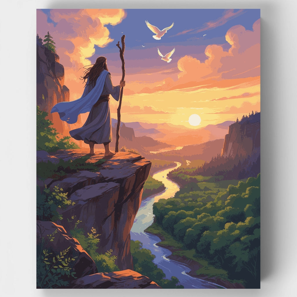 Viaje divino - Kit de pintura por números — Estándar