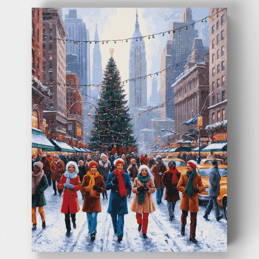 New York Christmas Magic - Paint by Numbers Kit
