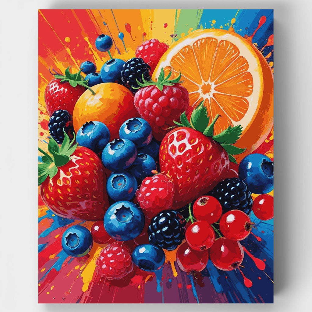 Vibrant Berry Burst - Paint by Numbers Kit