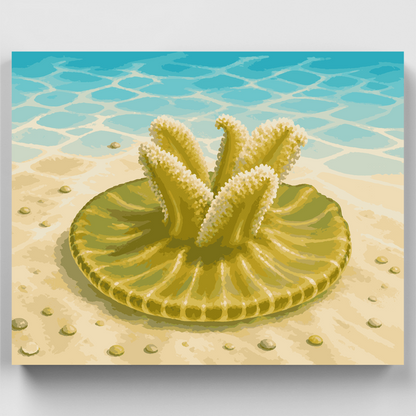Upside-Down Jellyfish - Paint by Numbers Kit
