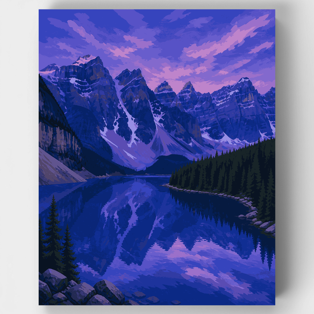 Valley of the Ten Peaks - Paint by Numbers Kit