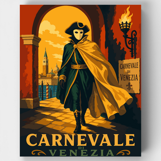 Venetian Masquerade - Paint by Numbers Kit