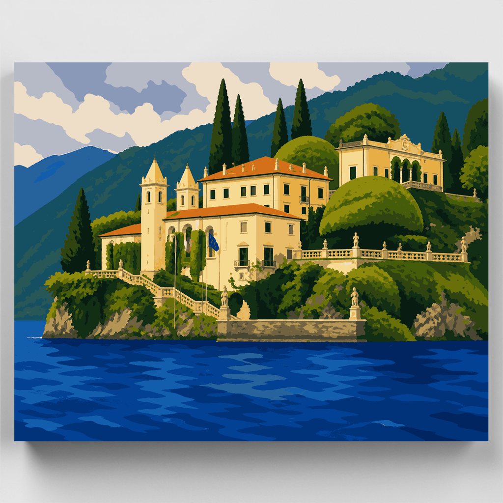 Villa del Balbianello - Kit de pintura por números — Estándar