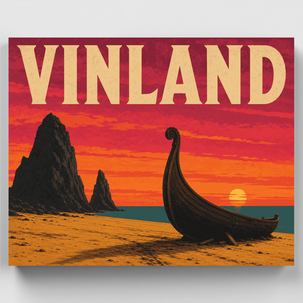 Vinland Viking Shore - Paint by Numbers Kit