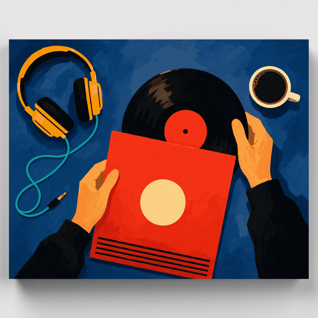 Vinyl & Coffee - Paint by Numbers Kit