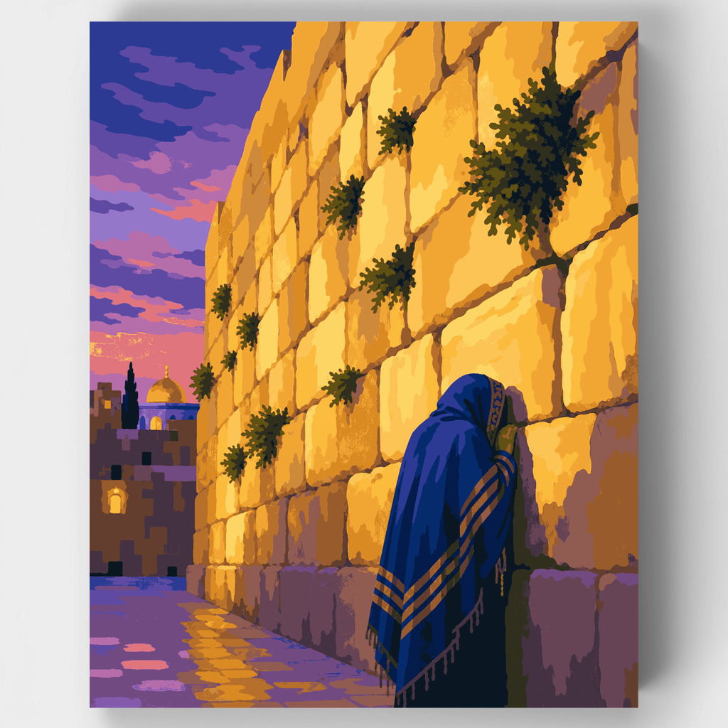 Western Wall at Dusk - Paint by Numbers Kit