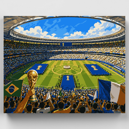 World Cup Glory - Paint by Numbers Kit