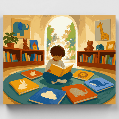 Young Reader's Library - Paint by Numbers Kit