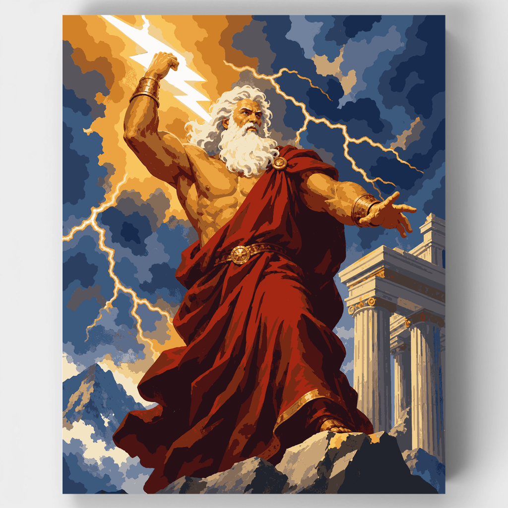 Rayo de Zeus - Kit de pintura por números — Estándar